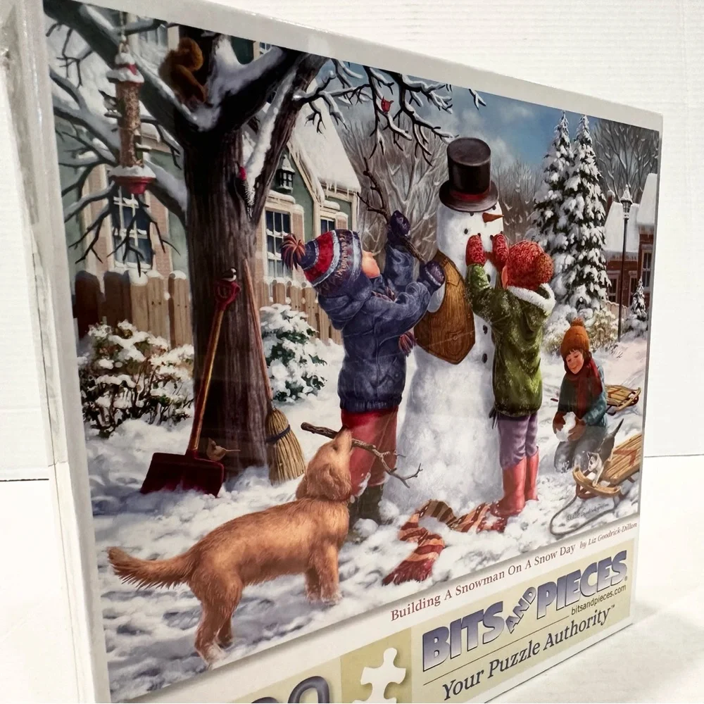 Bits and Pieces Snowman 1000 Piece Jigsaw Puzzles Liz Goodrick Dillon 20